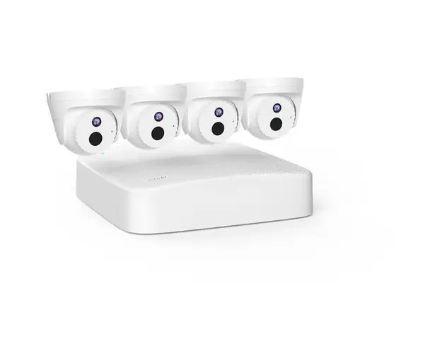 Kit Camere de supraveghere NVR Tenda K4P-4CR, 4 Camere HD Dome