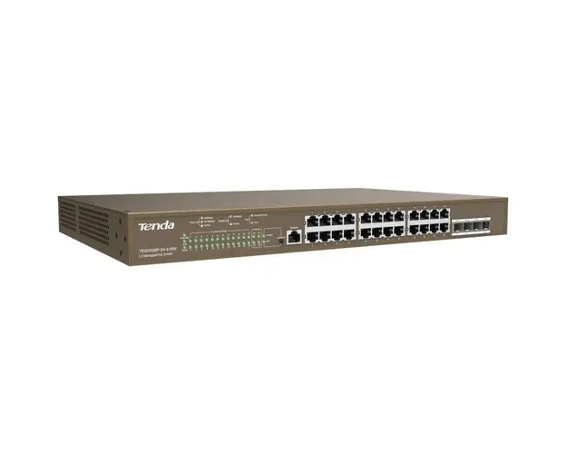 Switch TEG5328P-24-410W, L3 Managed, 24-Port Gigabit, PoE