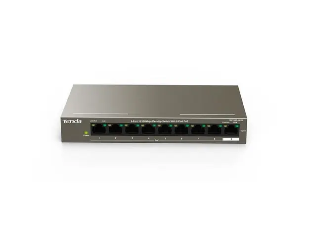 SwitchPoE TEF1109P-8-63W, 8PorturiPoE 10/100Mbps