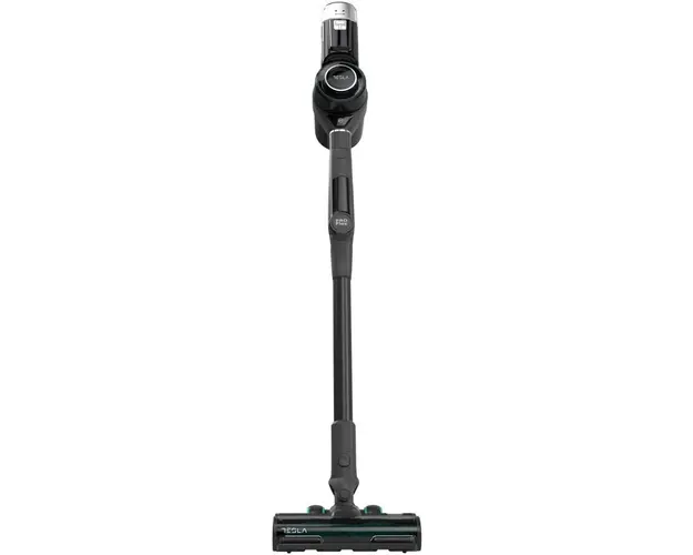 Aspirator vertical Tesla HS500GF, 400W, autonomie 60 min, 25.9V, 5 viteze, filtru HEPA, capacitate 0.6 l, capacitate baterie 2500mAh, indicator baterie, gri/negru