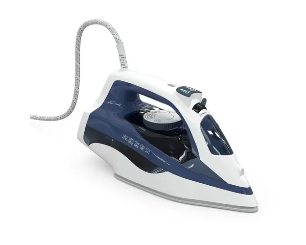 Fier de calcat Tesla IR301BL, 2600W, talpa ceramica, rezervor 400 ml, 25g/min, cablu 1.9 m, Albastru