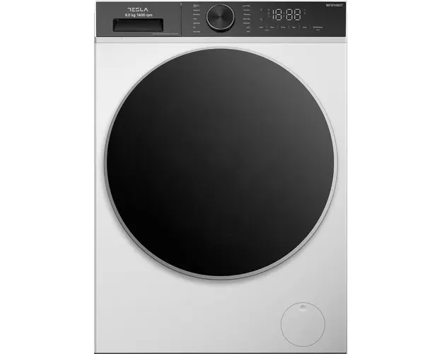 Masina de spalat rufe Tesla WF91480T, 9kg, Clasa A, 1400 RPM, Inverter, 14 programe, LED, Alb