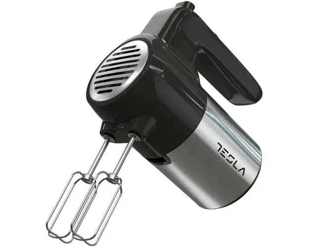 Mixer de mana Tesla MX301BX, 300W, 5 viteze + Turbo, Negru/Inox