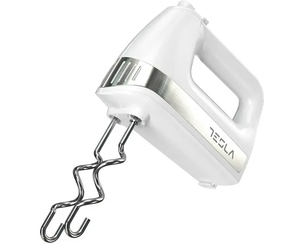Mixer de mana Tesla MX500WX, 500W, 5 viteze + Turbo, Alb