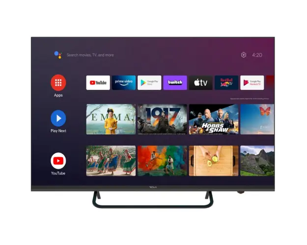 Televizor LED Tesla 65E635SUS, 165 cm, Smart Google TV, 4K Ultra HD, Clasa F