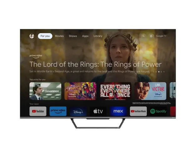 Televizor QLES Tesla Q65S939GUS, 164 cm, Smart Google TV, 4K Ultra HD, Clasa F