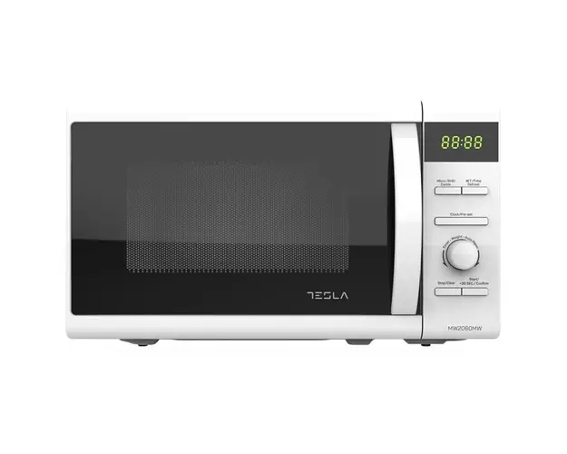 Cuptor cu microunde Tesla MW2060MW 20L, 700W, Digital, grill 1000W, Alb