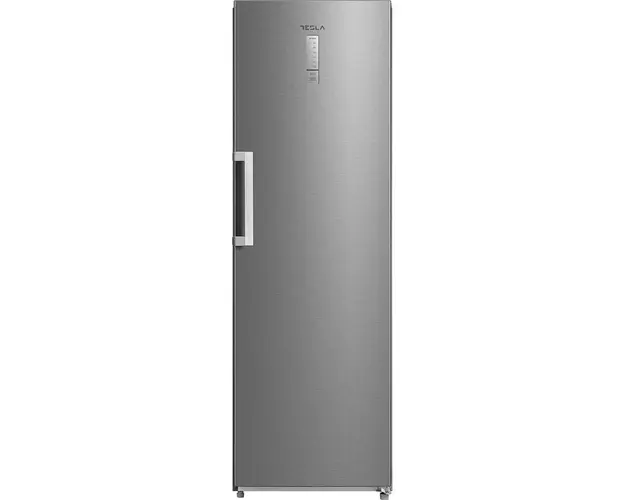 Frigider cu o usa Tesla RS3600FMX, E, 362 L, H185, Total No Frost, Display LED, Usa reversibila, Inox