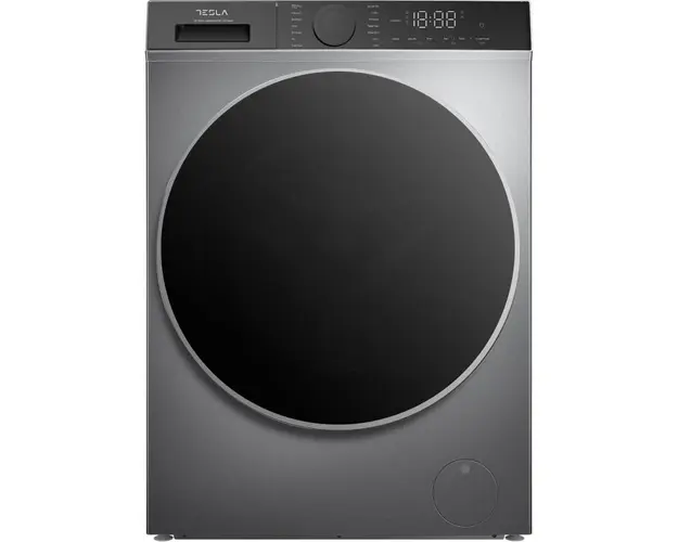 Masina de spalat rufe Tesla WF91480TS, 9kg,Clasa A, 1400 RPM, Inverter, 14 programe, LED, Argintiu