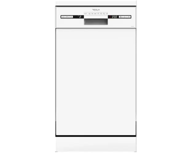 Masina de spalat vase Tesla WD461M, clasa E, 9 seturi, 45 cm, 7 programe, Alb
