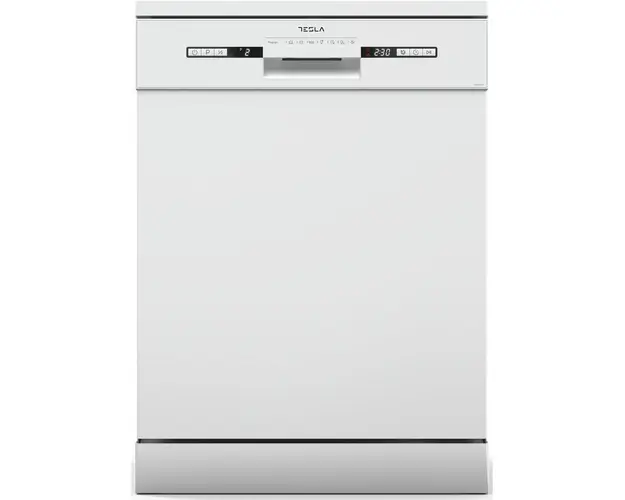 Masina de spalat vase Tesla WD661M, clasa E,12 seturi, control electronic, 60cm, 7 programe, Alb