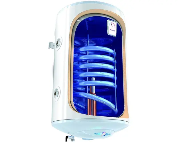 Boiler termoelectric cu serpentina BiLight GCVSL 804420 B11 TSR, 80 litri, Serpentina pe partea stanga, 0.8 Mpa, 18 mm