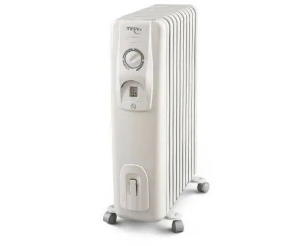 Calorifer CC 2510 E05 R, 2500 W, 10 elementi, 3 trepte putere, termostat de siguranta, termostat reglabil
