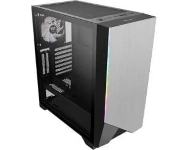 Carcasa Thermaltake H550 Tempered Glass argintie iluminare aRGB