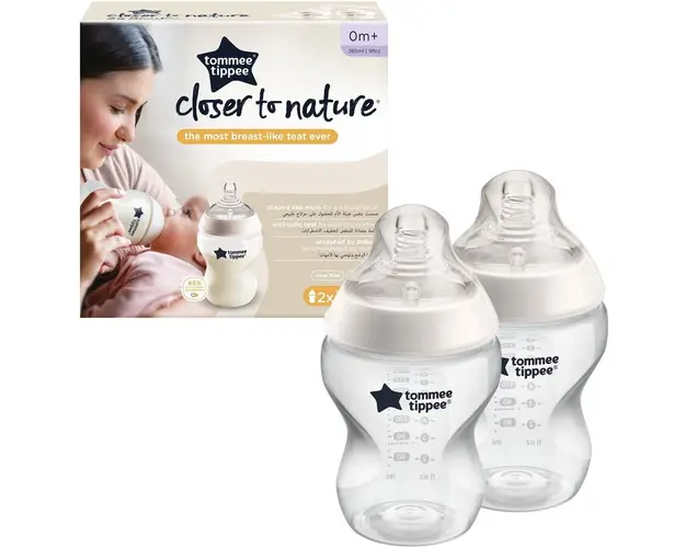 Biberon Tommee Tippee PP, 2 buc, 260 ml