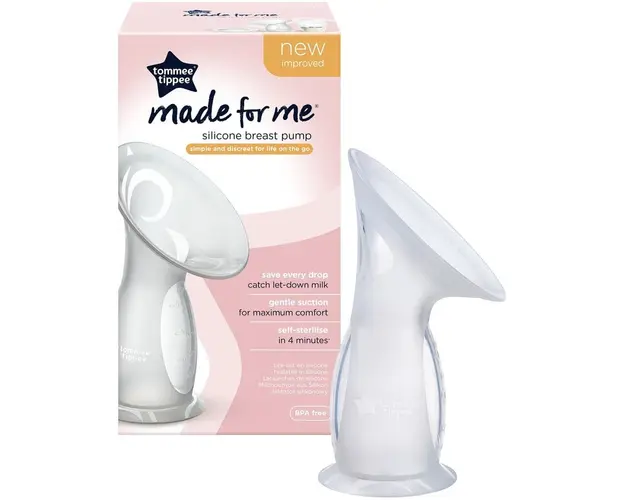 Pompa de san manuala Tommee Tippee Made for Me, din silicon