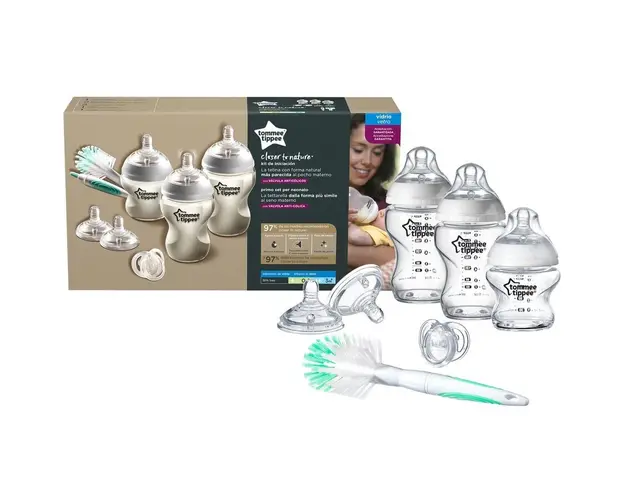 Set biberoane din sticla Tommee Tippee, +0 luni