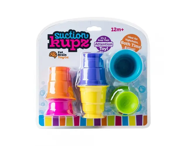 Fat Brain Set 6 cupe de silicon colorate