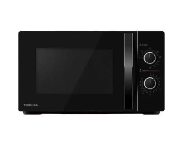 Cuptor cu microunde Toshiba MWP-MG20PBK, 700W, 20 L, panou mecanic, 5 trepte, grill, Negru