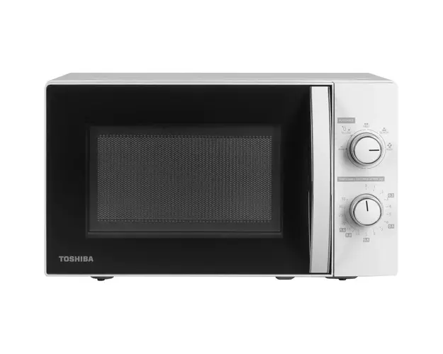 Cuptor cu microunde Toshiba MWP-MM20PWH, 20l, Control mecanic, 700W, 5 nivele putere, Iluminare LED, Alb