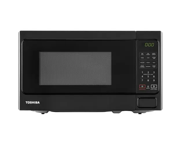 Cuptor microunde Toshiba MM-EM20PBK, 20 l, 800 W, Control Digital, Timer, Afisare ceas, iluminare LED, Functie blocare copii, Negru