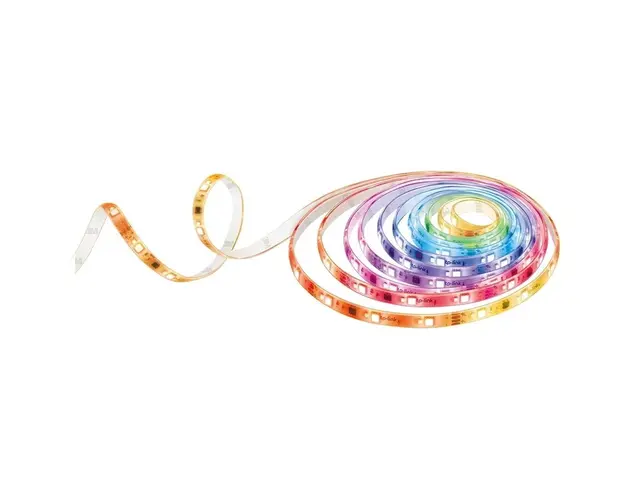 Banda led Multicolora cu zone de culoare si LED-uri albe, Wi-Fi 2.4 Ghz, consum 24W/buc, banda 5m, control prin aplicatia Tapo, comenzi vocale