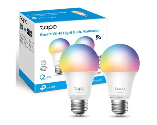 Bec Led wireless, 800lm, 8.7W, E27, intensitate reglabila, control prin smartph.cu apl.Kasa, pachet 2 buc