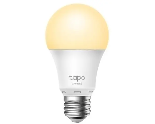 Bec led wireless, 800lm, 8.7W, E27, se conecteaza la router Wi-Fi, intensitate reglabila, control prin smartphone cu aplicatia TAPO