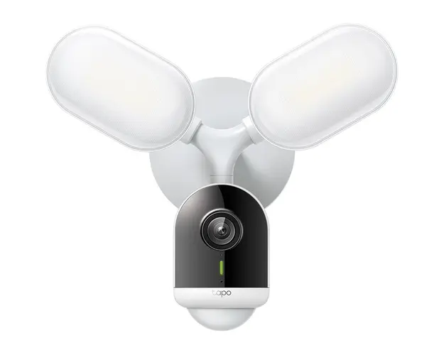Camera de supraveghere pentru exterior smart TP-Link Tapo C720, 4MP, 2K QHD, Detectie smart, cu proiectoare/floodlight, 2800 lumenii, Functie Two-Way Audio, IP65