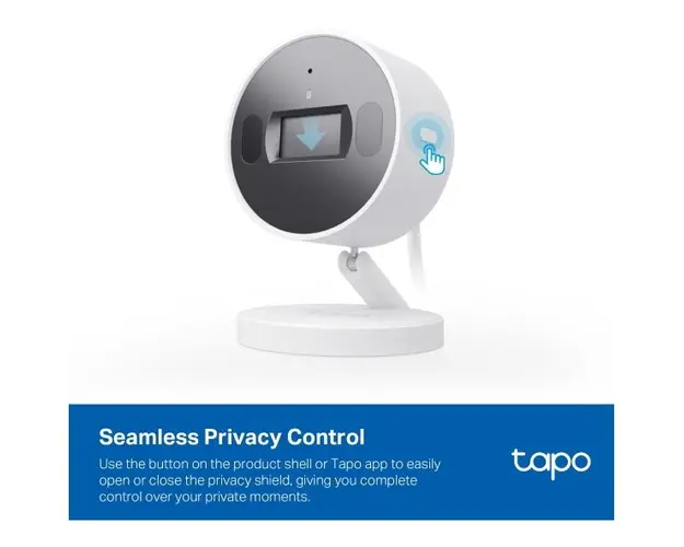 Camera de supraveghere Smart TP-Link Tapo C125, 4MP, 2K QHD 2560x1440, Utilizare Baby Monitor Wireless Audio Video, Detectare smart si notificari, Sistem Dual-IR, Two-Way Audio, Mod Privacy, Wi-Fi 6