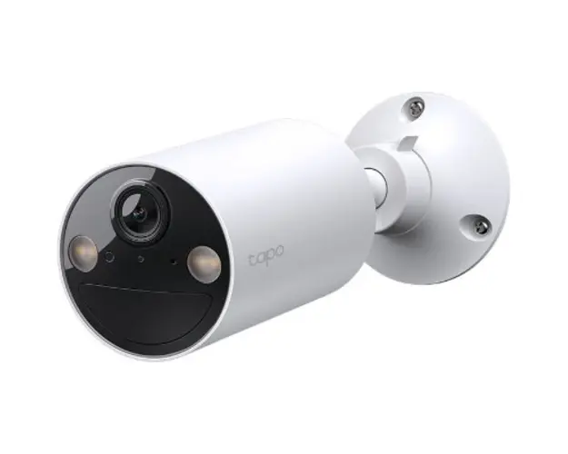 Camera de supraveghere TP-Link Tapo C410, 3MP, 2K 2304x1296, Color Night Vision, detectie smart, Two-Way Audio, alarma luminoasa si sonora, acumulator, montare fara cabluri, IP65