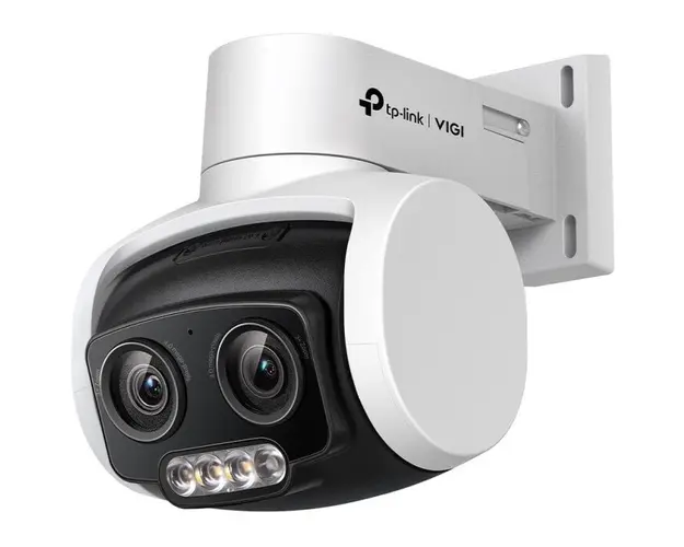 Camera de supraveghere TP-Link VIGI C540V, 4MP, 2560×1440, Pan/Tilt, full-color night vision, smart detection, microfon integrat, suport ONVIF, IP67, control de la distanta