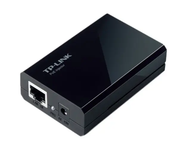 PoE Injector, IEEE 802.3af, plastic case, pocket size, plug and play