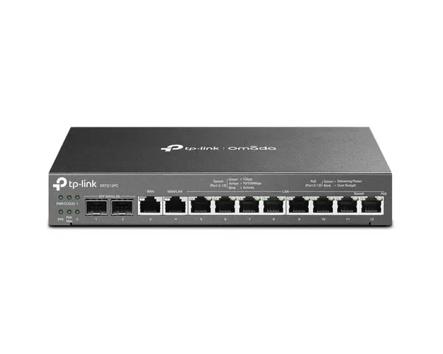 Router VPN TP-LINK ER7212PC, PoE, Omada, Multi-Wan, Dual-Core, Gigabit