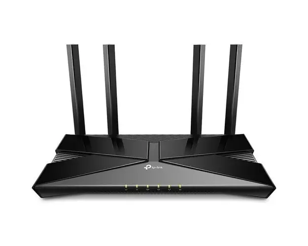 Router Wireless Archer AX10, Gigabit, Tri Band, Wi-Fi 6, 1500 Mbps, 4 Antene externe, Compatibil Alexa (Negru)
