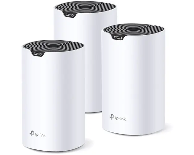 Sistem Mesh Wi-Fi TP-Link Deco S7(3-pack), AC1900, Dual-Band, 3x3 MU-MIMO, cu acoperire completa pentru casa