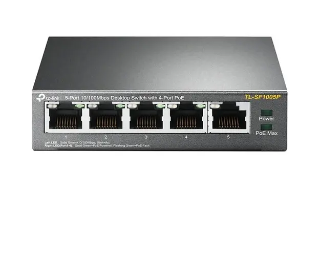 Switch 5-Port 10/100Mbpst Desktop cu 4-Port PoE