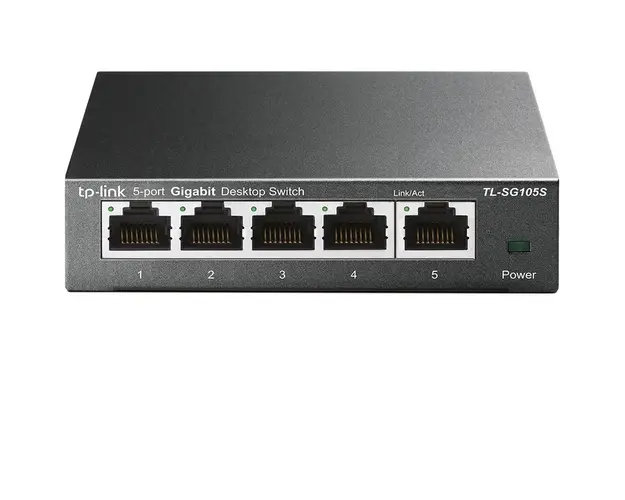 Switch 5-Port Desktop Gigabit, Steel Case
