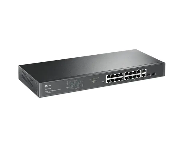 Switch TP-LINK TL-SG1218MP 18x1000Mbps (16xPOE+) + 2xGigabit SFP, negru