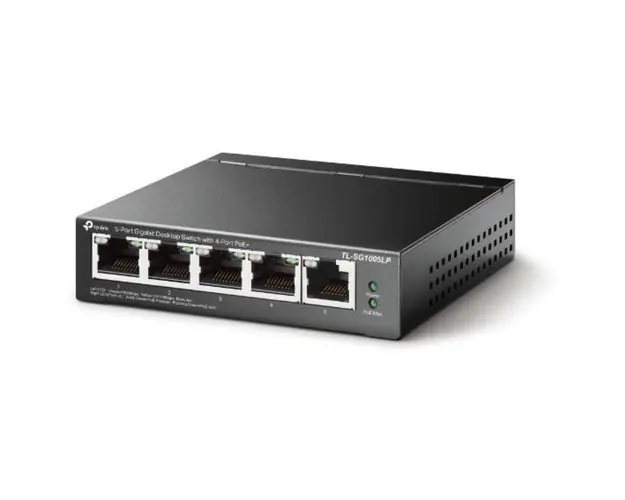 TL 5-PORT GB DESKTOP SWITCH + 4PORT POE