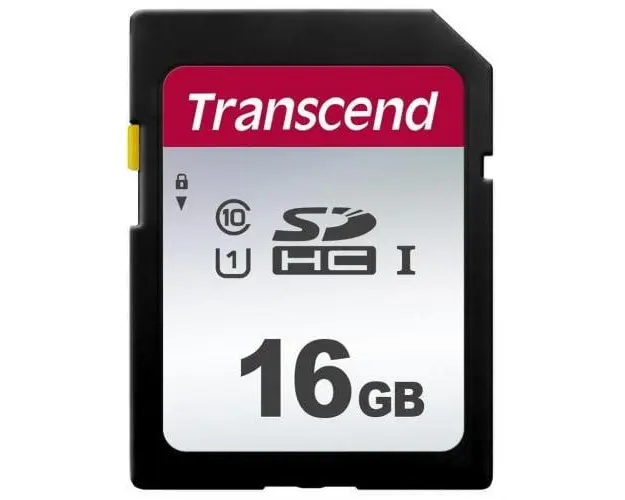 Card de memorie Transcend SDHC SDC300S 16GB CL10 UHS-I U1 Up to 95MB/S