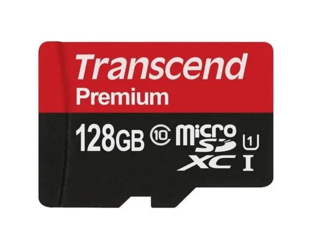 Card Memorie Transcend Microsdxc 128gb Class 10, Uhs1 + Adaptor