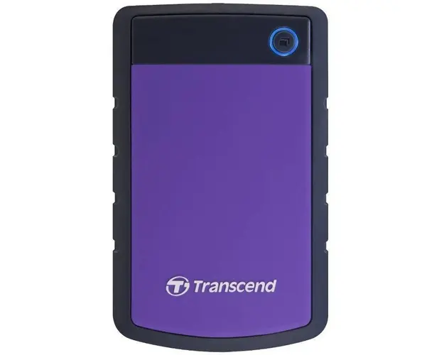 Hard disk extern Transcend 25H3P 2.5 2TB USB3.0, sistem cu tripla protectie la soc