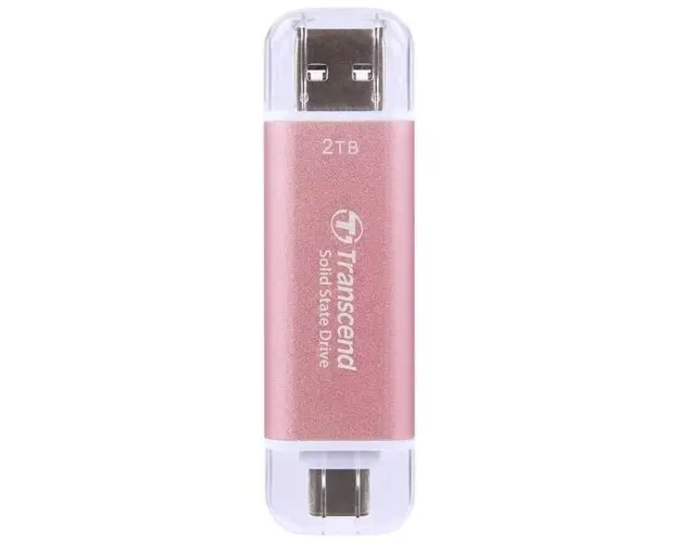 SSD 2TB External SSD USB 3.0 Type C/A Pink