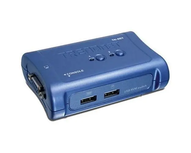 Switch KVM 2 ports USB
