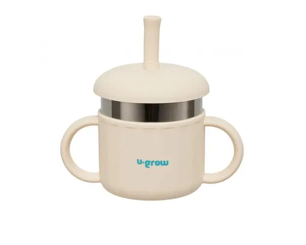 Cana cu pai UG-SCT01WH, din silicon si interior din inox, 220 ml