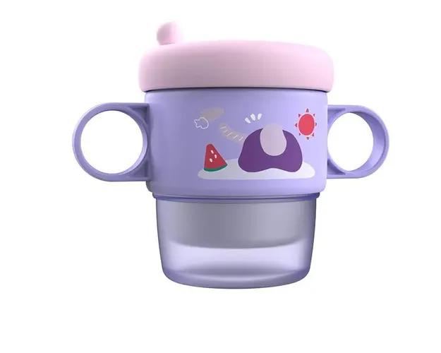 Cana termos cu manere, mov