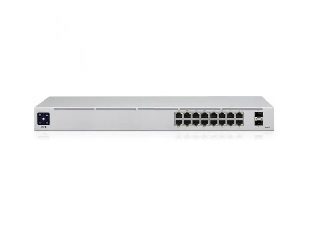 Switch cu management Ubiquiti UniFi USW-16-POE, 2 x SFP, 16 x RJ45 Gigabit, PoE 42W