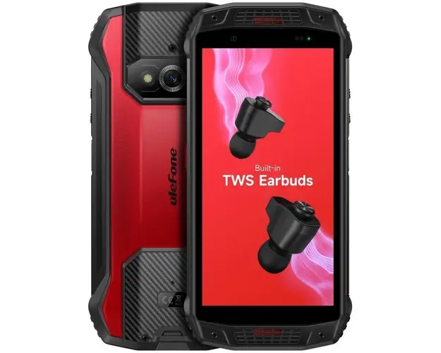 Telefon mobil Ulefone Armor 15(5.45) Dual SIM Android 12, 4G, 6GB, 128GB, 6600 mAh Red