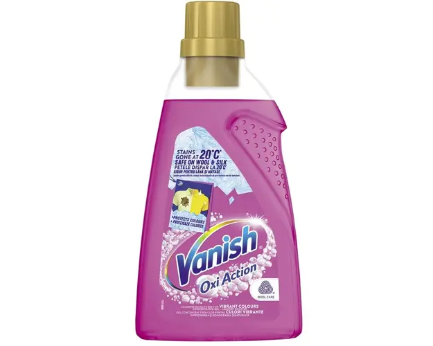 Solutie gel pentru indepartarea petelor Vanish Pink, 1.5l